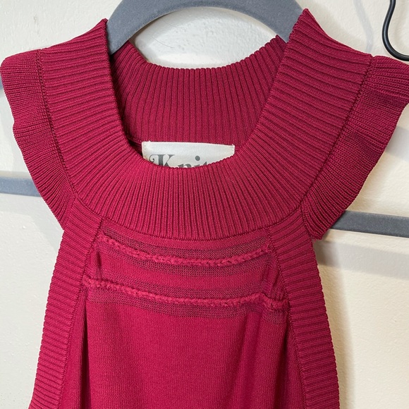 For Love and Lemons Red Knit Tank Dress Irvington - Picture 7 of 11
